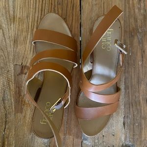 Franco Sarto Brown Sandals